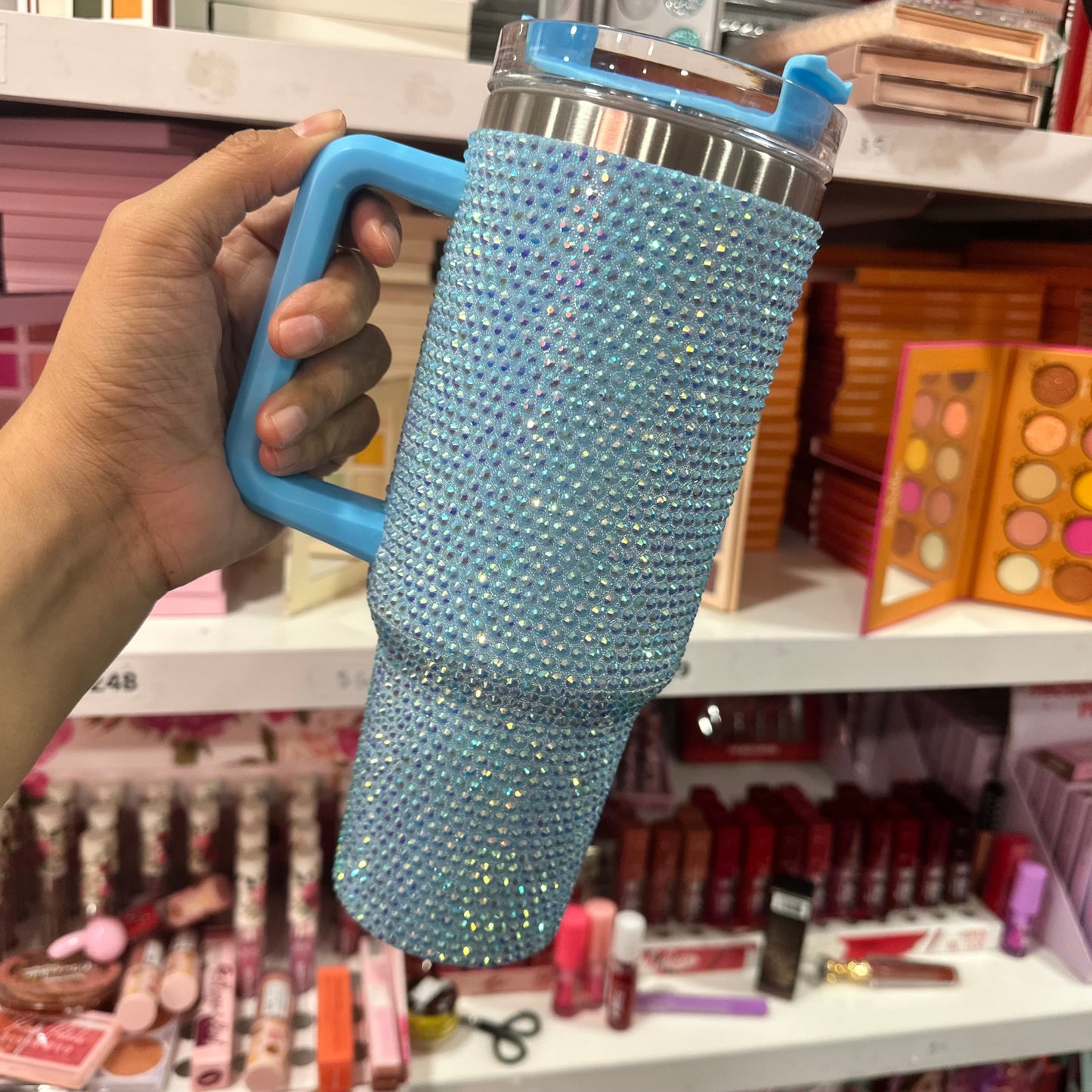 BABY BLUE BLING CUP