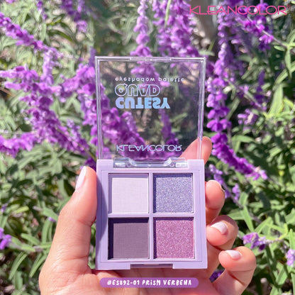 Cutesy Quad Eye Shadow Pallete - Purple