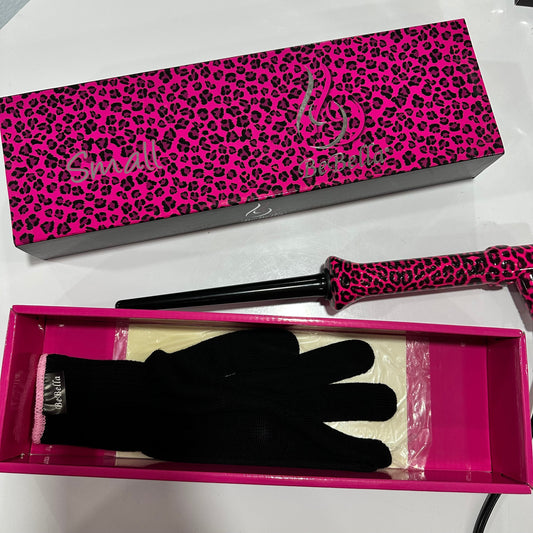 Curler - Pink Cheetah Small