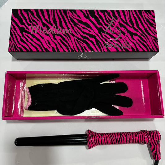 Curler - Pink Cheetah Medium