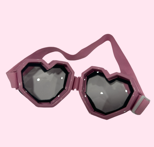 Heart Eyes Shades - Pink - The Pink Makeup Box