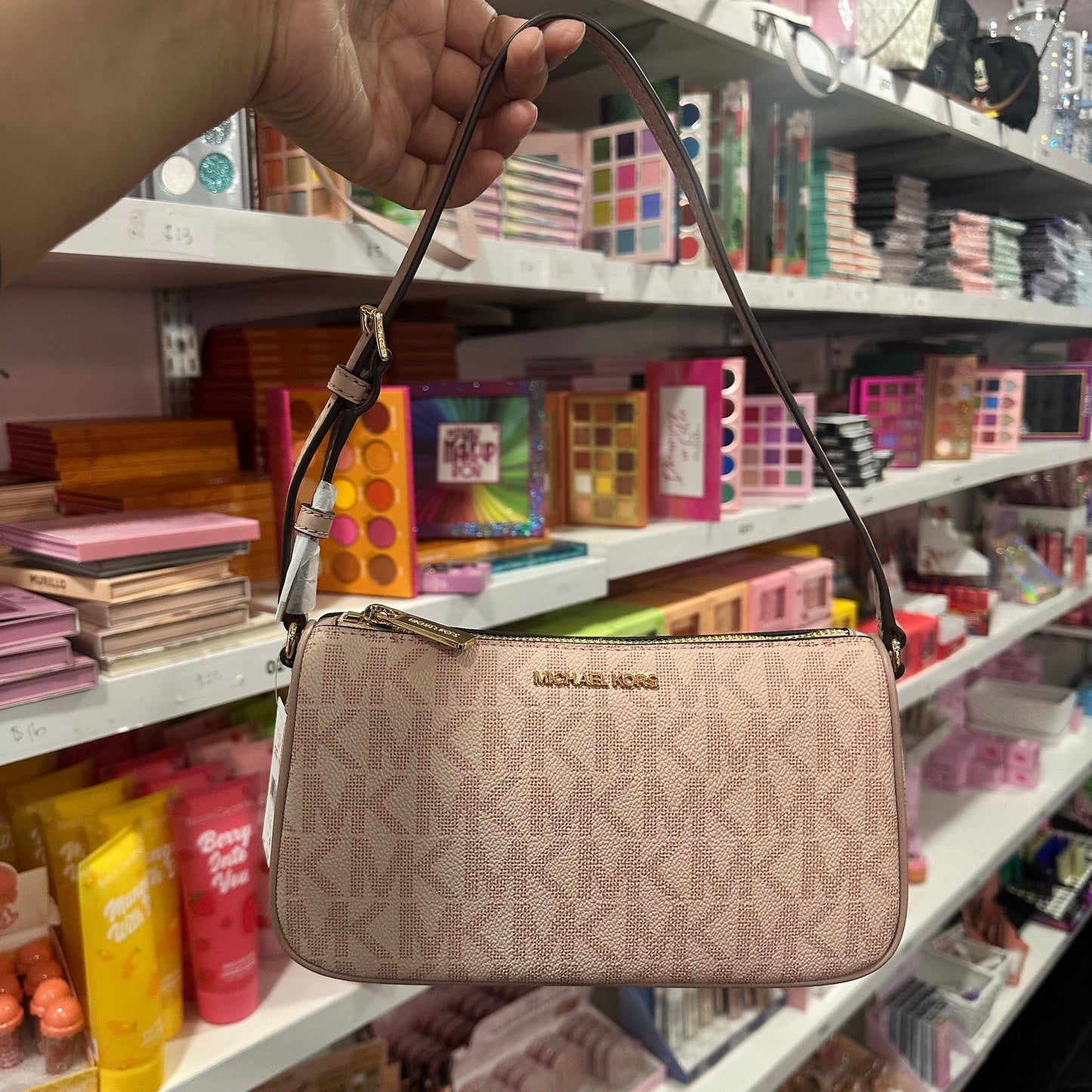 Michael Kors Rose Gold Hand Bag