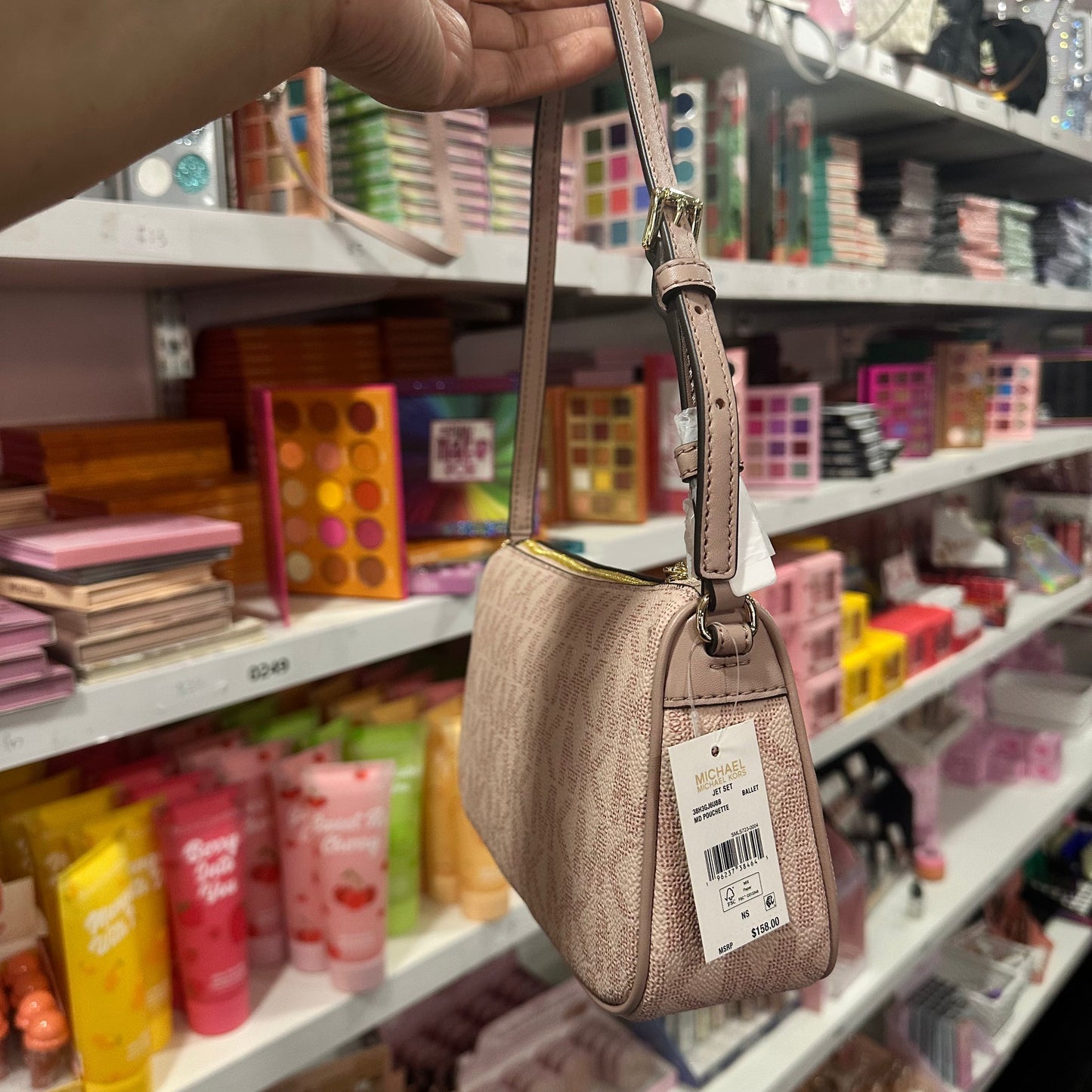 Michael Kors Rose Gold Hand Bag