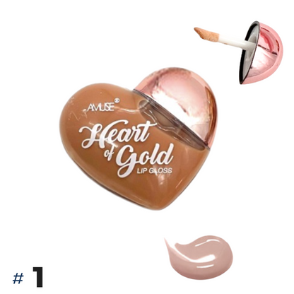 Heart of Gold Lip Gloss - #1