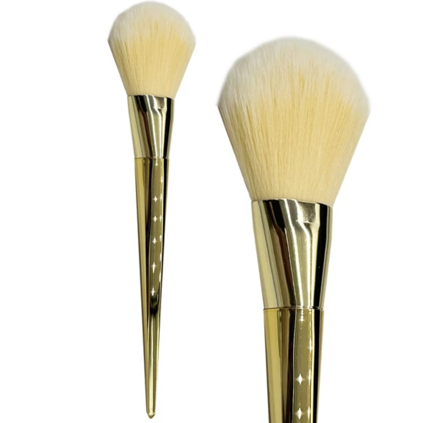 Gold Foundation and Blush Brush