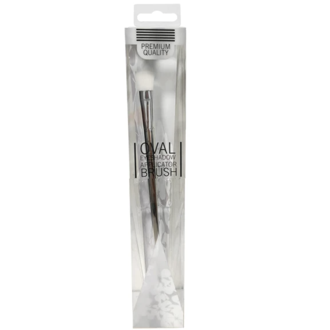 Silver Oval Eyeshadow Brush