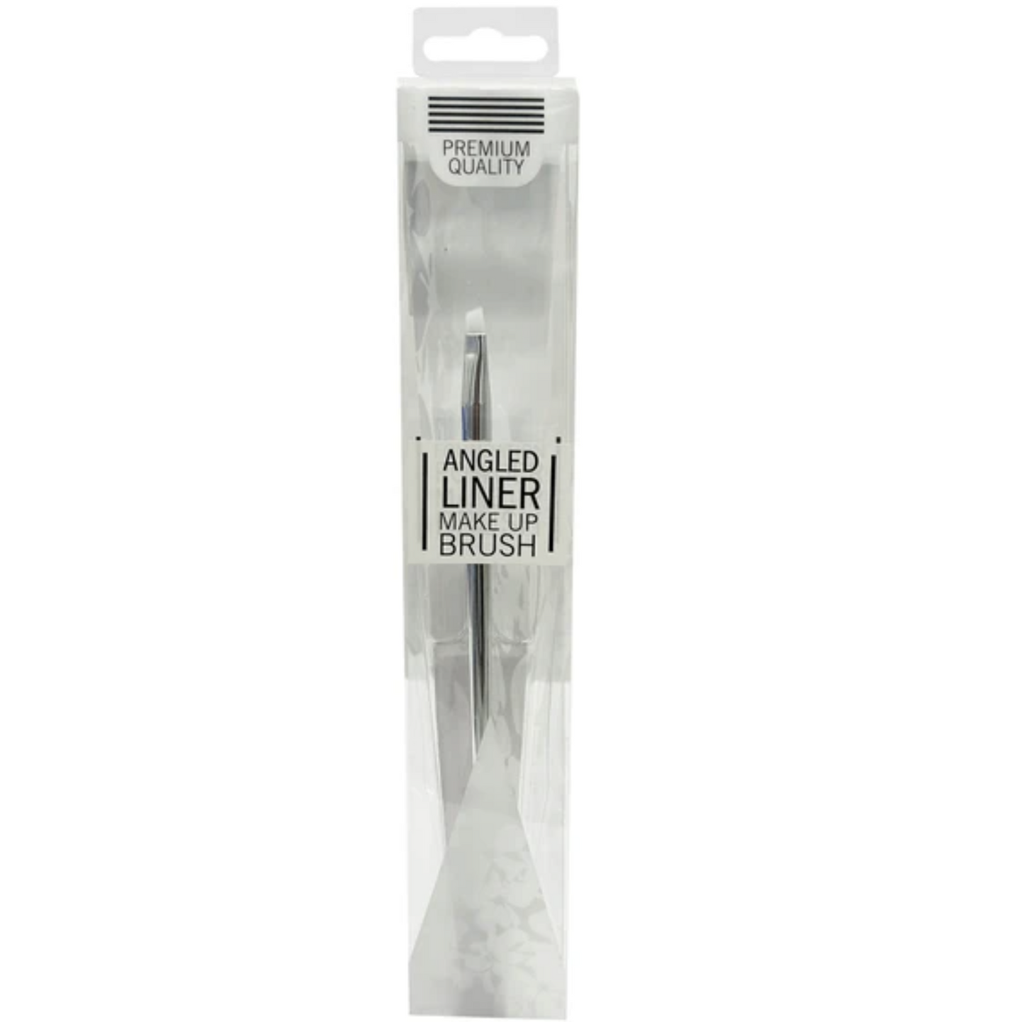 Silver Angled Liner Eyebrow Brush