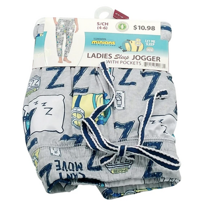 Minions Sleep Pants with Pockets - SMALL