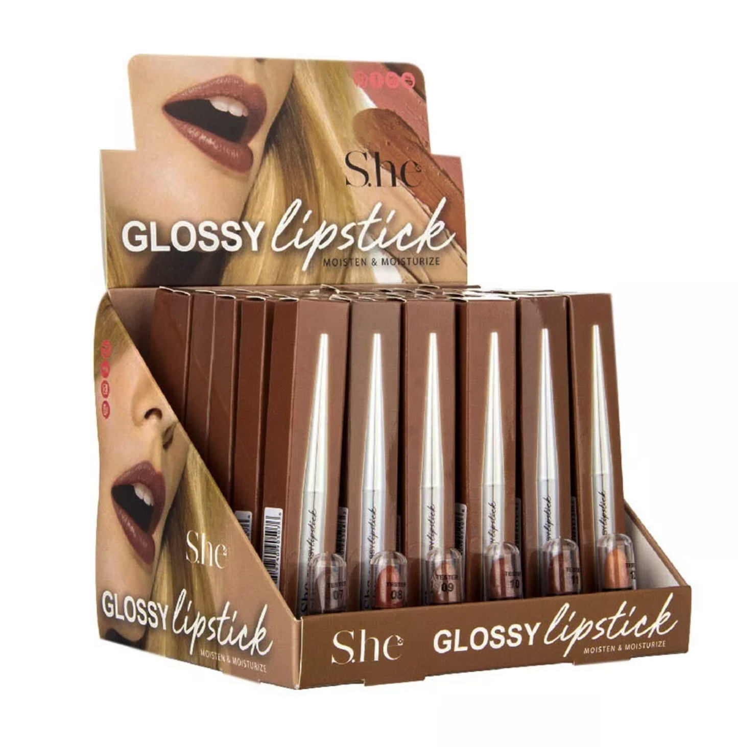 Glossy Lipstick Moisten and Moisturize