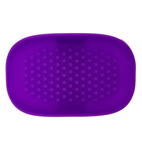 Purple Makeup Brush Cleansing Palette