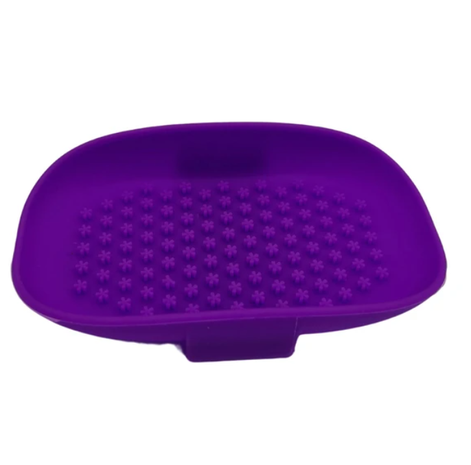 Purple Makeup Brush Cleansing Palette