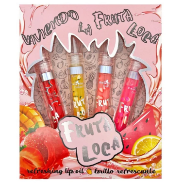 Fruta Loca 4pc Lip Gloss Set