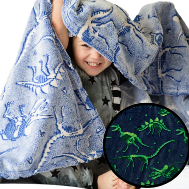 Glow in the Dark Dino Blanky