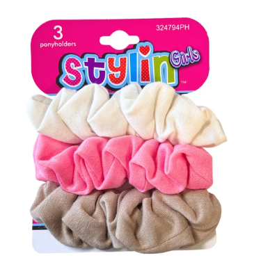 Stylin 3pc Scrunchies