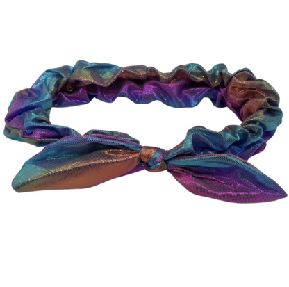 Holographic Headband with Bow (Ships After 3/19/25)