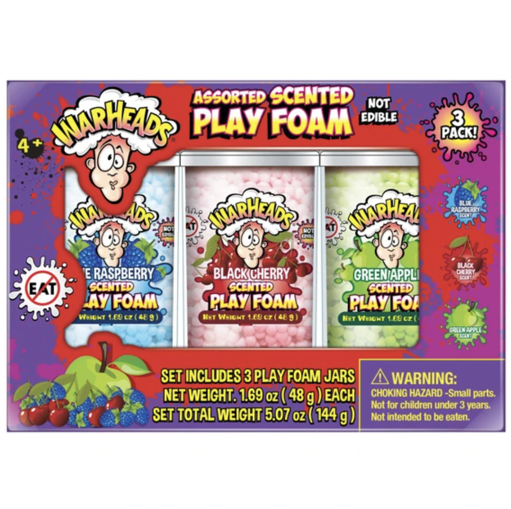 War Heads 3 Pack Play Foam (Ships After 3/19/25)