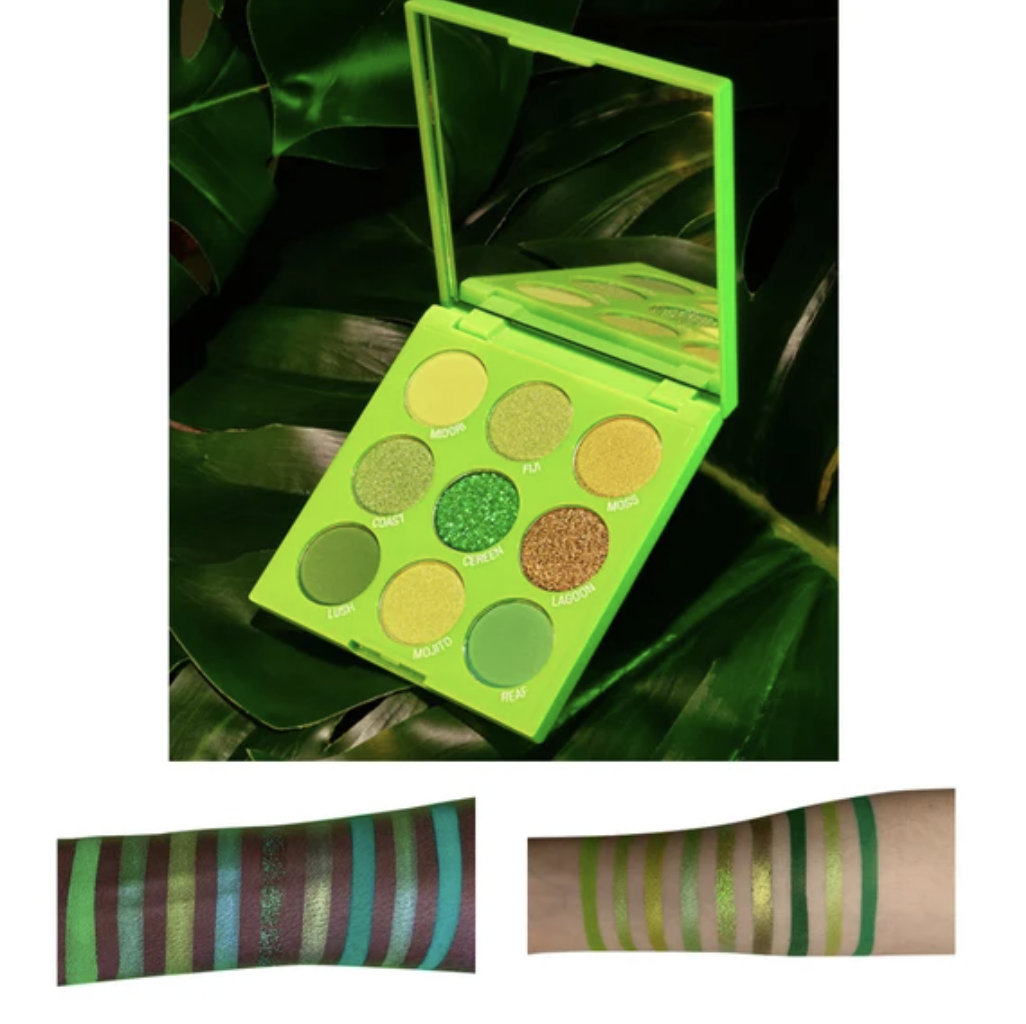 Paradise Love Green 9 Color Eyeshadow