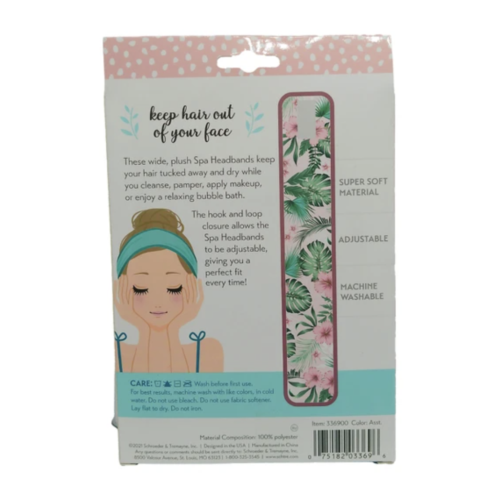 2 Pack Spa Headbands