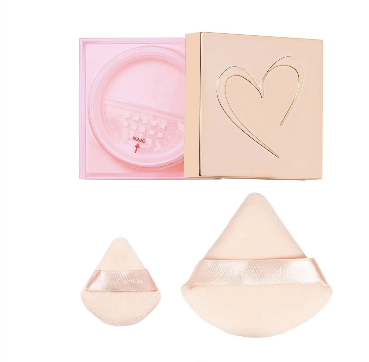 Pink Cloud Setting Powder and Powder Puff Set