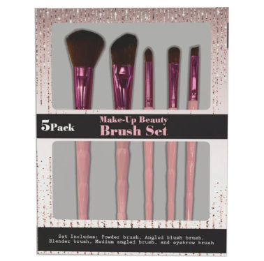 Rose Gold Brush 5pc Set