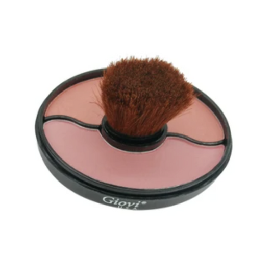 Duo Blush Compact With Applicator - Peaches